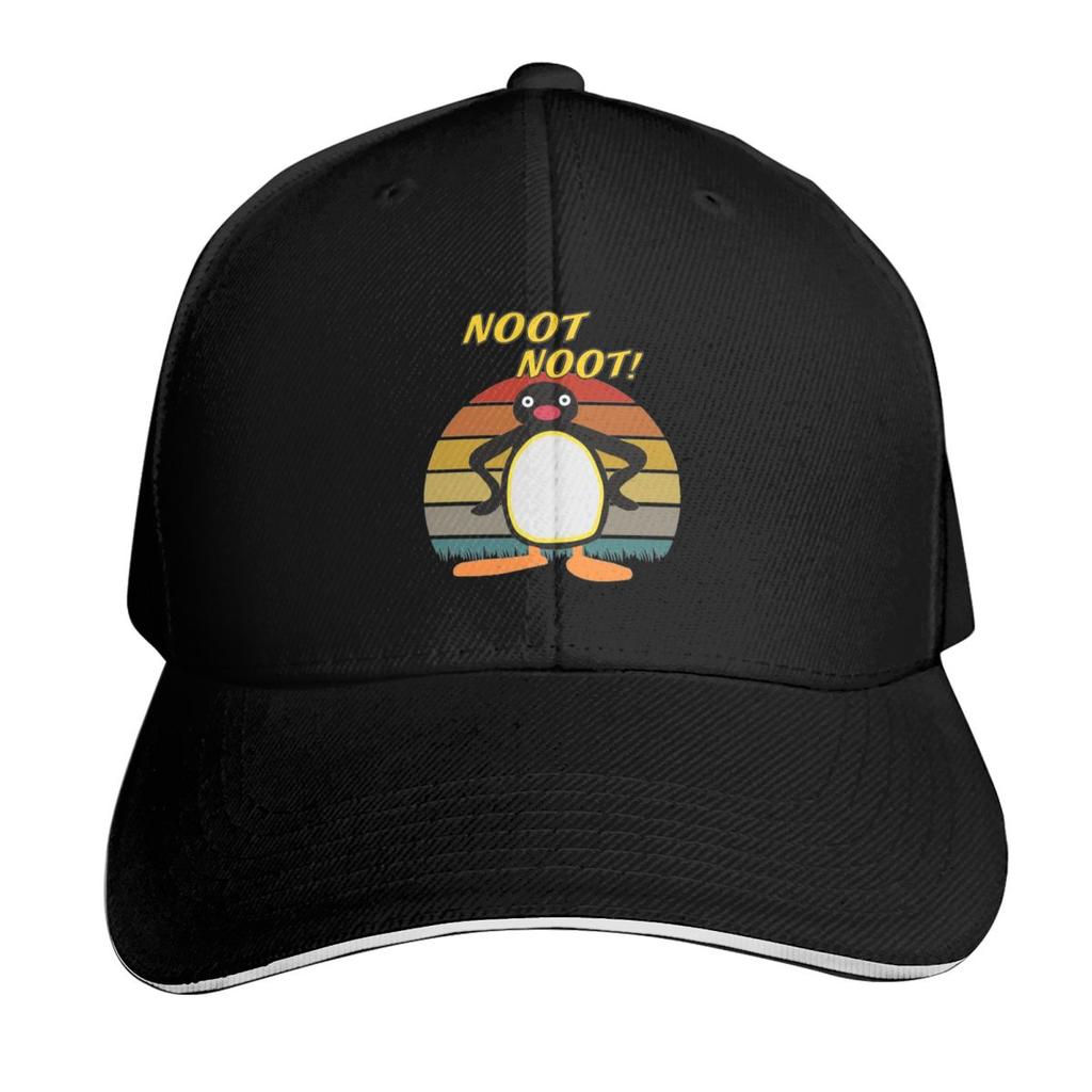 Pingu Noot Noot Logo Angery Pingu Cap Fashion Casual Baseball Caps Adjustable Hat Hip Hop Summer Unisex Baseball Hats