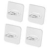4 Pcs Spray Bottle Holder Space Saving Wall Mounted Adhesive Bottle Hook Shower Curtain Rod Holder