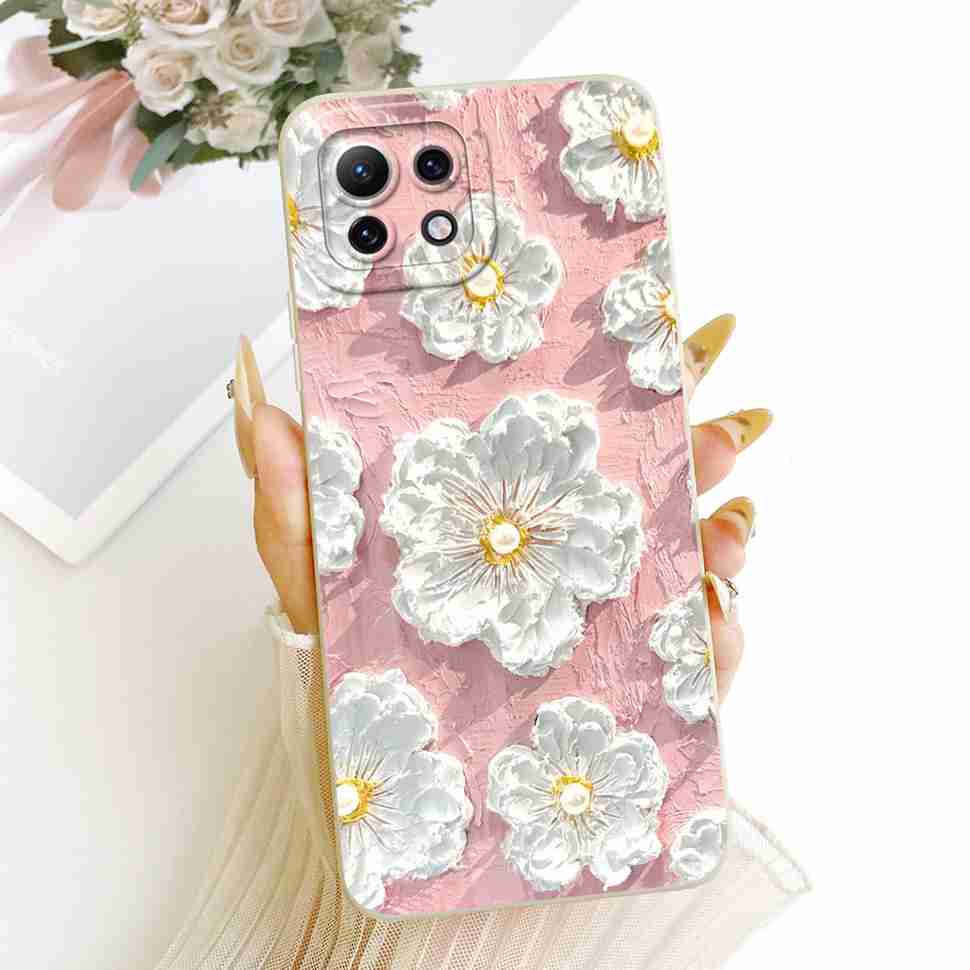 Case For Xiaomi Mi 11 11Lite 11 Lite Soft Phone Case Protection Luxury Animals Cat Dragon Back Cover For Xiaomi Mi11 Lite Capa