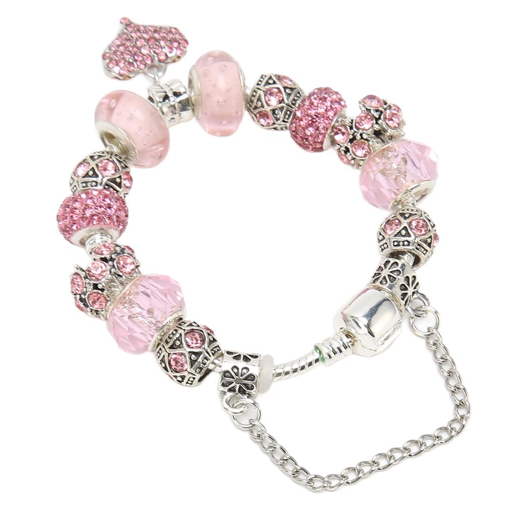 Women Beads Bracelet Girls Ladies DIY Valentine Day Gift Female Accessories 17cm