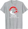 Year of The Horse 2026 Fire Horse Chinese Zodiac New Year Cool Trending Pattern Printed Tshirt Womens Crewneck Fashion Clothes