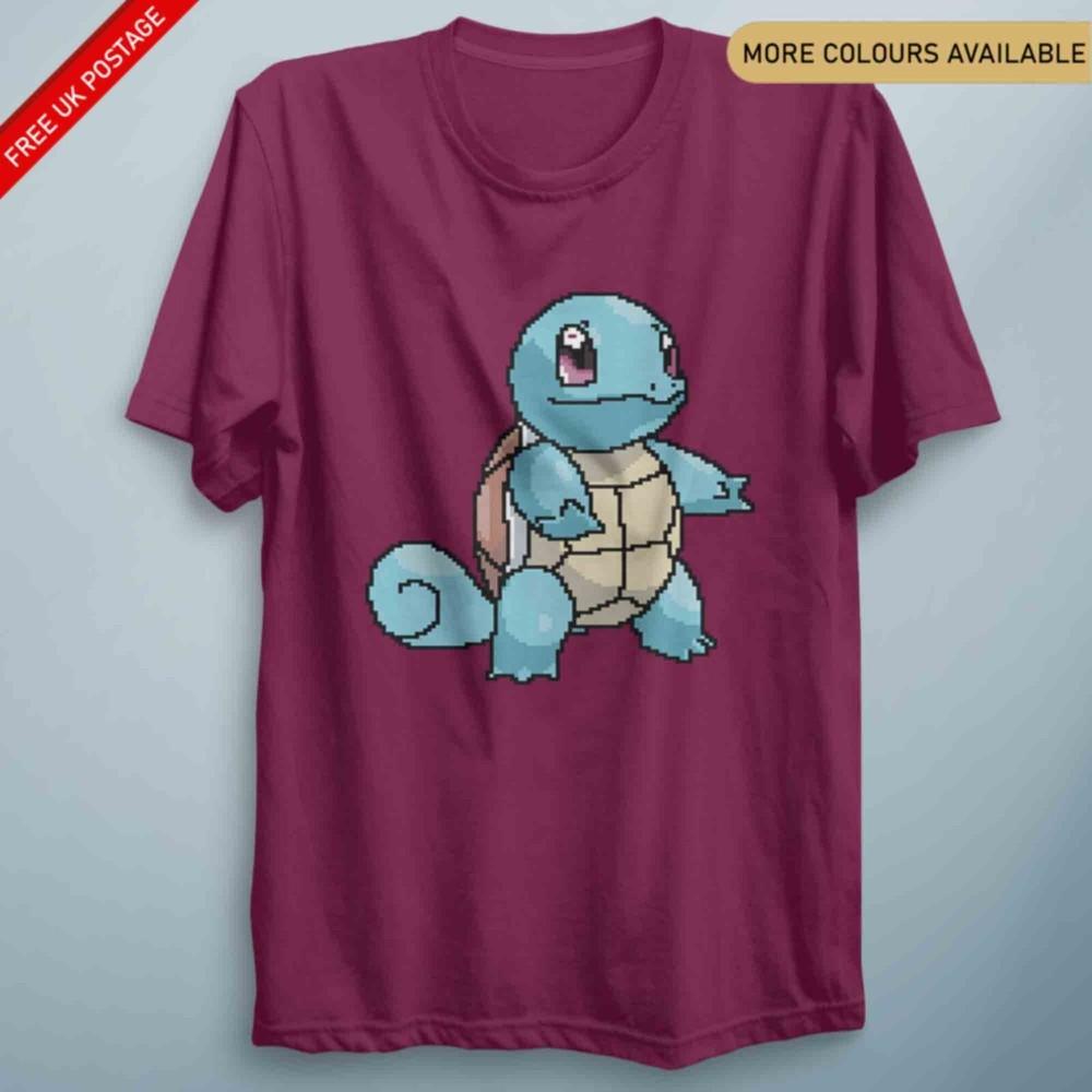 Squirtixel Anime T Shirt Adults Kids Unisexga Top Pixel Shirt Birthday Anime Gift