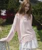 SO IR (4Color)Linen Ribbon T-Shirt