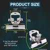 1/2Pcs Clamp Stainless Steel Pillar Hood Off Road Led Work Light Bar Holder Accessories Universal Car Mount Work Light Bracke