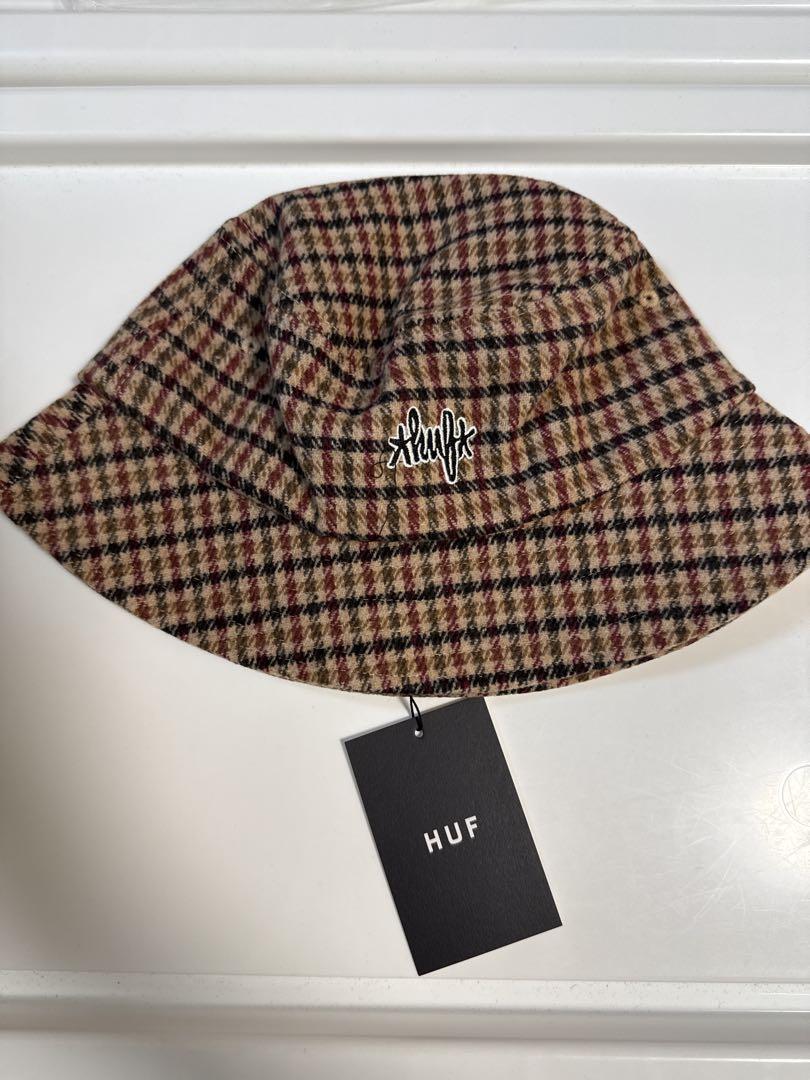 

[Б/У] Панама HUF в клетку, коричневая