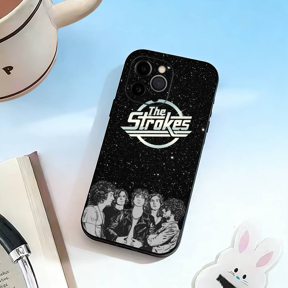 Band The s-Strokes  Phone Case Silicone Soft For IPhone 17 16 15 14 13 12 11 X XR Plus Pro Max Plus