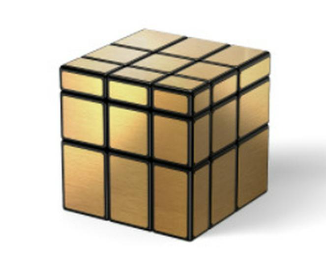 Qiyi 3x3 Mirror Cube - Brushed Solid Color, Irregular Shaped Puzzle