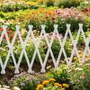 Treliça de Jardim Expansível 70 x 12 Polegadas Painel de Parede de Grade de Plástico para Plantas Trepadeiras Videira Hera Rosa Pepinos Clematis Jardim Externo Quintal