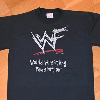 1990er WWF - World Wrestling Federation vintage original Seltenes 90er T-Shirt wcw wwe T-Shirt (S) Kleines The Rock Triple H Stone Cold T-Shirt Geschenk