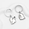Söt Spöke Liten Monster Älskare Nyckelring Spöke Nyckelring Kreativ Bilnyckelring Väska Män Kvinnor Små Hängen Alla Hjärtans Dag Gåvor