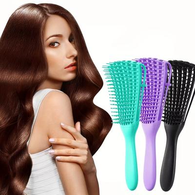 1PC szczotka do włosów szczotka do rozczesywania masaż skóry głowy grzebień do włosów kobiety szczotka do rozczesywania włosów do stylizacji kręconych narzędzia do pielęgnacji salonu fryzjerskiego