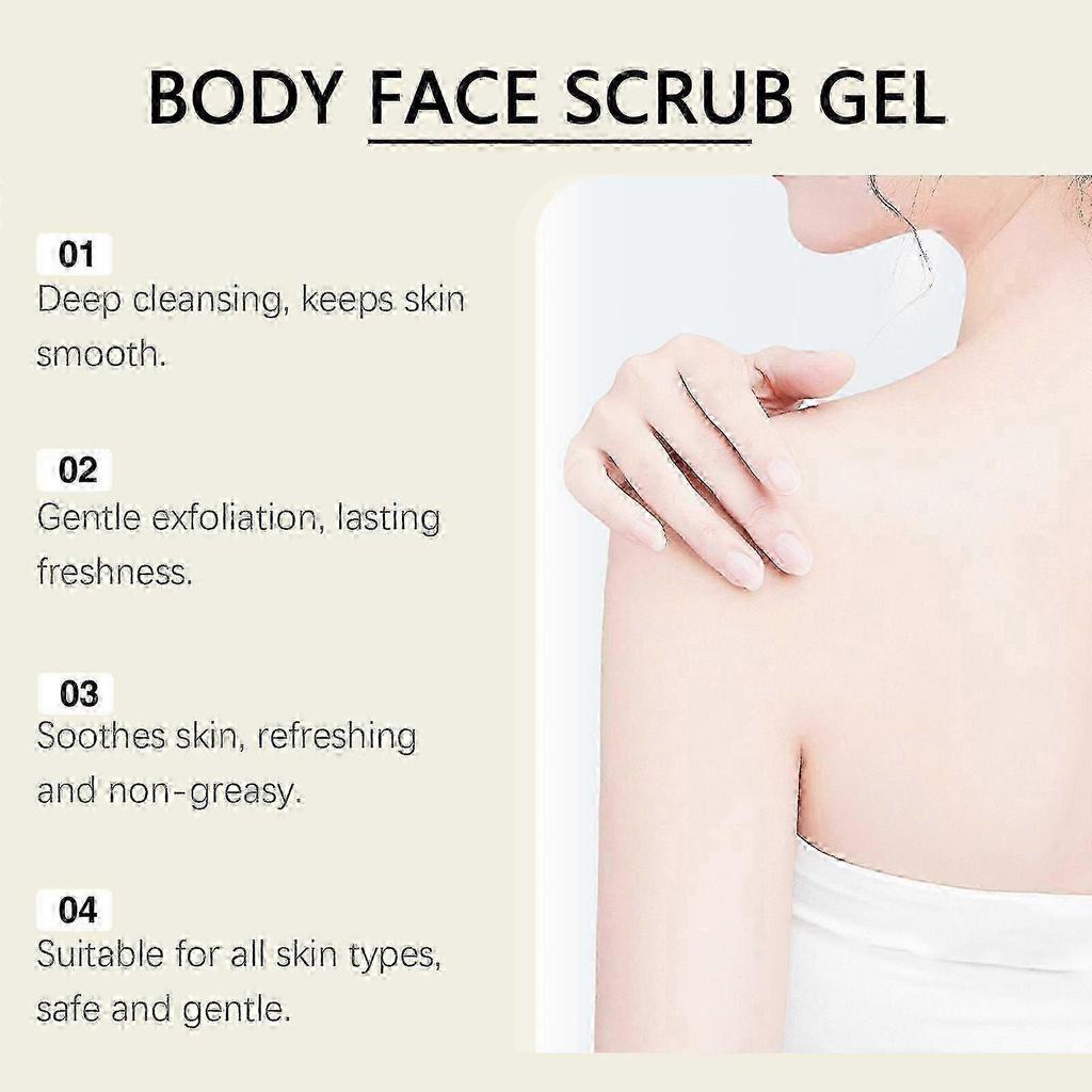 Cleansing Exfoliating gel, Skin Care Exfoliating gel, Facial Exfoliating Cleanser, Face and Body Deep Cleansing Exfoliating gel