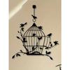 Wrought Iron Birdhouse Wall Decor Metal Silhouette Ornament Outdoor Indoor Hanging Art Craft Home Garden Room Decoration