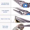 Angling Fishing Pliers Multifunctional Outdoor Fishing Tongs Aluminum Alloy Portable Fishing Pliers Scissors Fishing Supplies