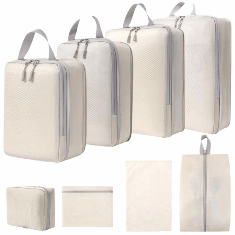 Three Piece Set Travel Storage Bag Set Large Capacity Toiletry Cosmetic Bag Makeup Bag  Travel