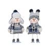 Fabric Christmas Fabric Snowman Doll Swinging Swinging Skiing Doll  Children's Gifts