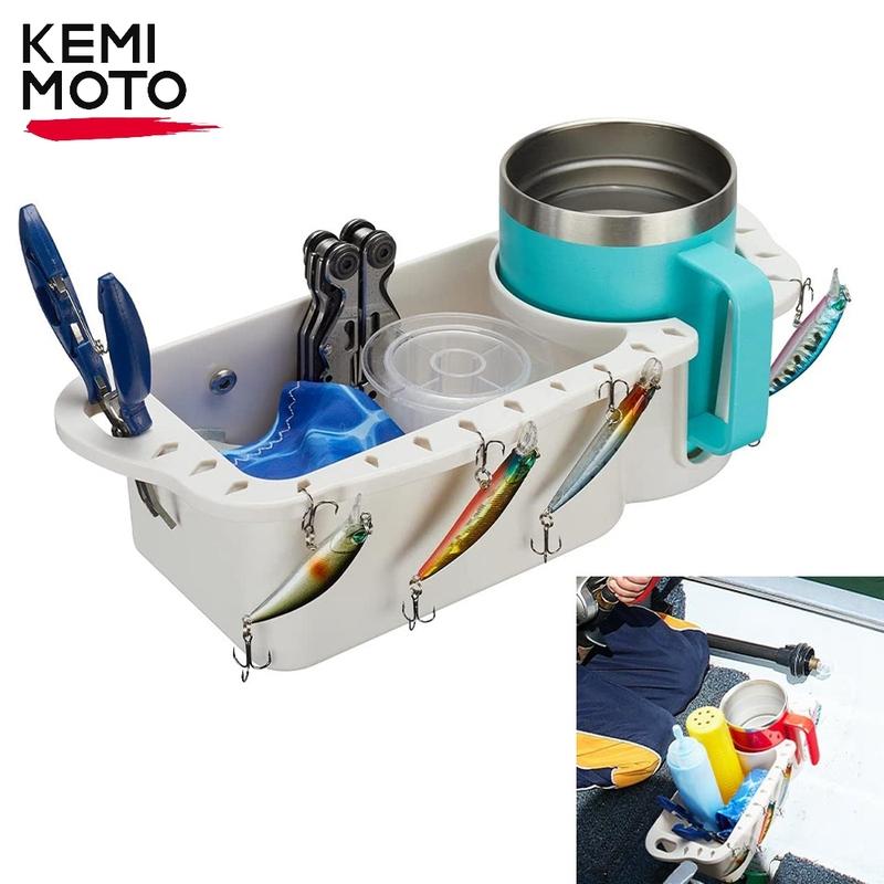 Boat Cup Holder Marine Storage Caddy Box Can Organizer for Kayak Watercraft SeaDoo Jet Ski Pontoon Canoe Mooring Marine Access