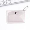 Japanese & Korean Style Snap Button PVC Mini Wallet: Cartoon Coin Purse, Portable Earphone & Key Case Pendant