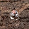 Handmade Black Rhodonite Gemstone 925 Sterling Silver Jewelry Ring Birthday Gift RR-11-31