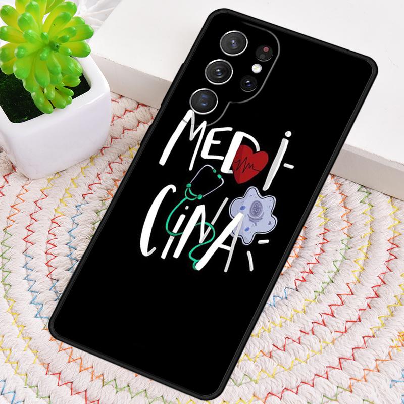 Cute Cartoon Medicine Nurse Doctor Phone Case for Samsung Galaxy note 10 pro S26 Ultra S23 S24 FE S25 S21 S22 PLUS Cove