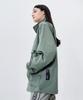 Mozmoz Center Embroidery Back Label Functional Anorak Khaki