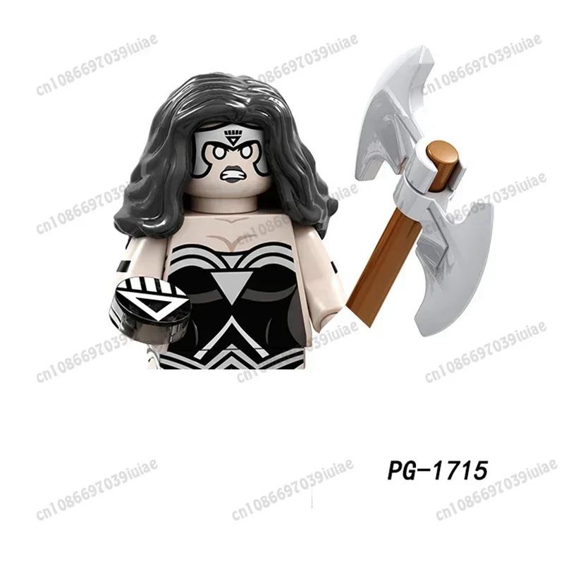 PG8032  BEAST KINGDOM Super Hero Clown Ivy Harley Quinn Catwoman Robin Bricks Cartoon Character building block Birthday Present