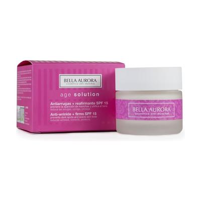 Soin Anti-âge - BELLA AURORA - SOLUTION AGE RIDES ET FERMETÉ - SPF15 - 50ml - Sans Parabène
