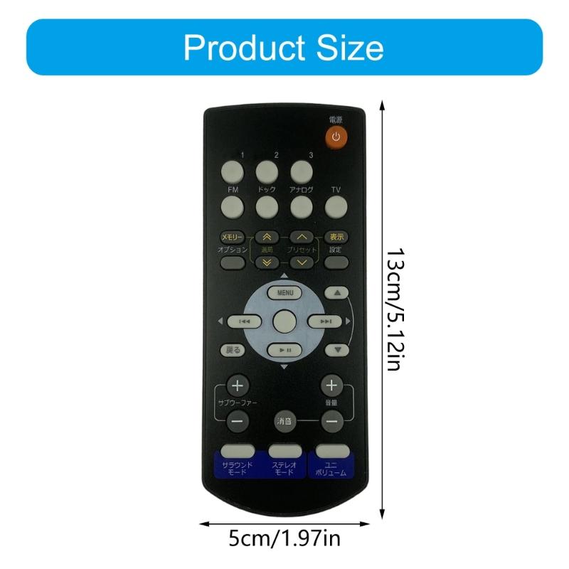 Remote Controller with Intuitived Button Layout for MB1552 FSR32 Soundbar Easy Operating by All Ages Wear Resistant