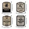 16Pcs/Pack Halloween Wine Bottle Labels Stickers Terror Skeleton Decorative Stickers for Beer and Beverages