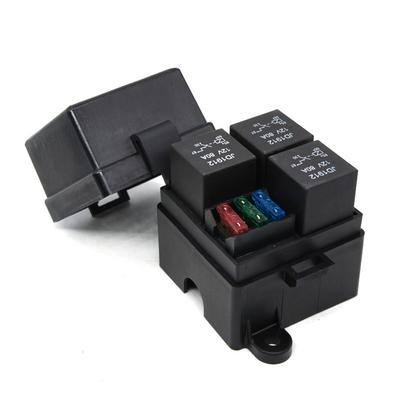 DC12V/24V Auto Auto Camion Suport pentru siguranțe cu 3 căi Suport releu Suport pentru siguranțe pentru circuit Suport releu cu 4 pini sau 5 pini 40A 80A Relee