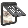 4-way Lock Cat Door For Screen Doors Magnetic Self-closing Flap Multi-function Pet Door For Small Pets