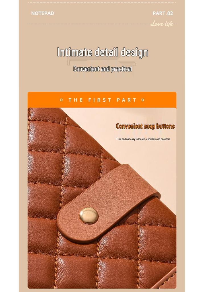 Premium A5 Soft Leather Planner for Business Meetings
