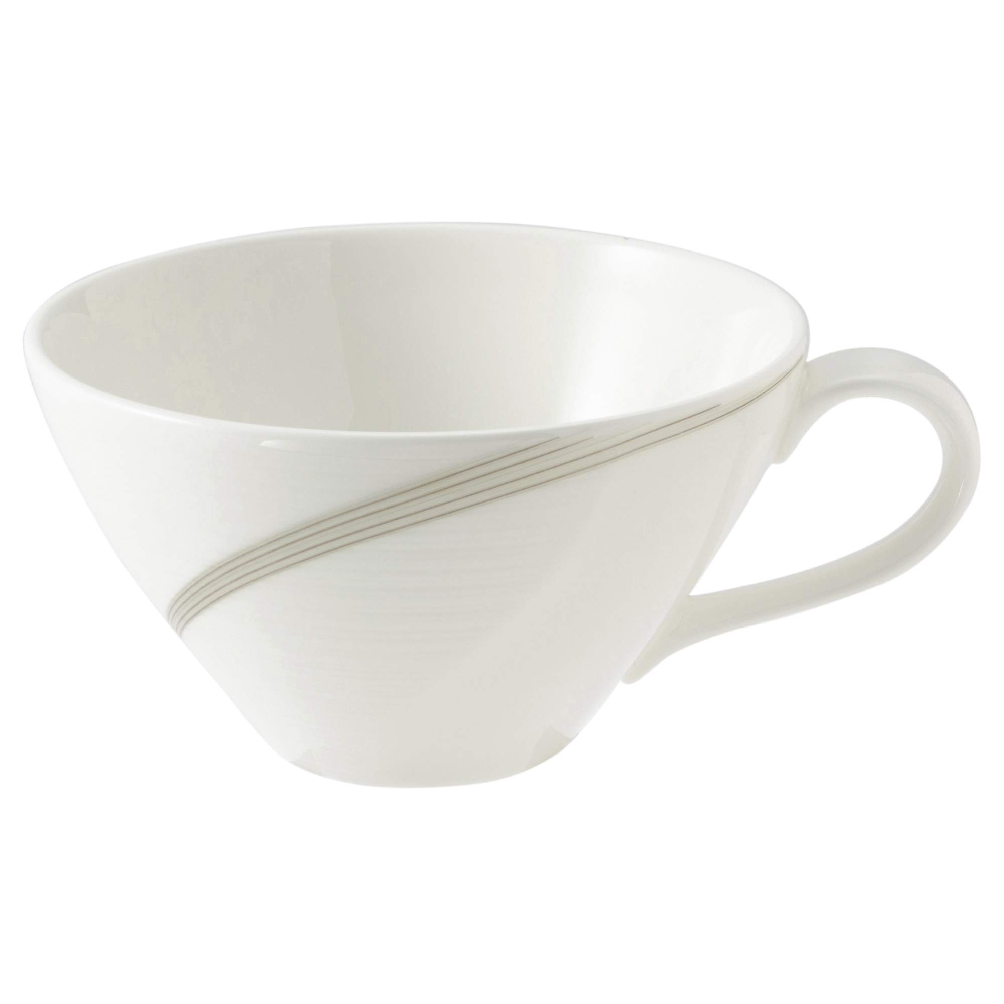

NARUMI Esprit Gray Tea Cup and Saucer, 230cc, 51637-2687