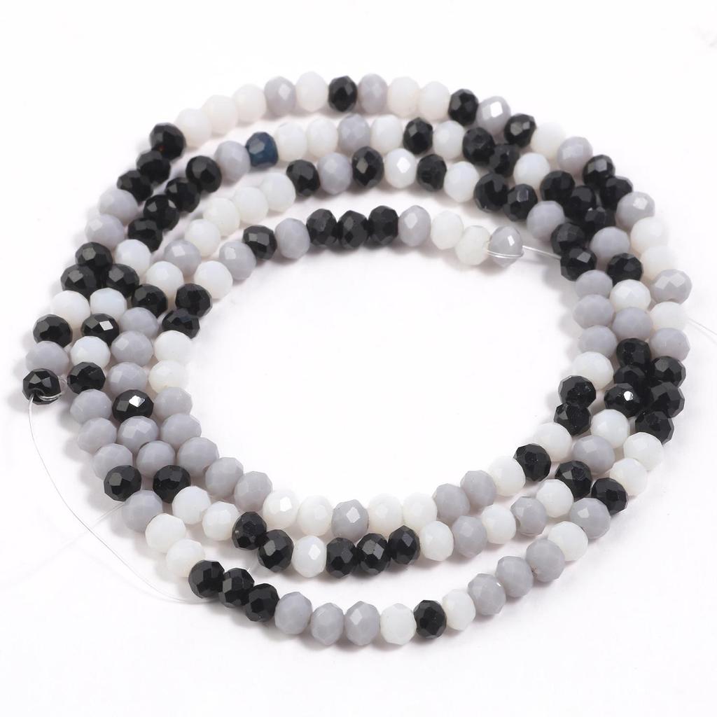 2x3mm Rondell Faceted Crystal Quartz Loose Waist Beads For Jewelry Making DIY Woman Charms Bracelet Necklace Earrings Accessorie