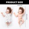 7’’ Handheld Reborns Doll Life Like Baby Girl Doll Parenting Game Doll Nursery Room Decors Reborns Doll