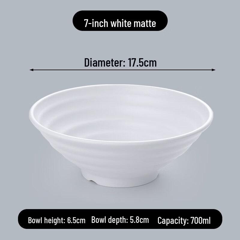 Food-Grade A5 Melamine Noodle & Soup Bowl