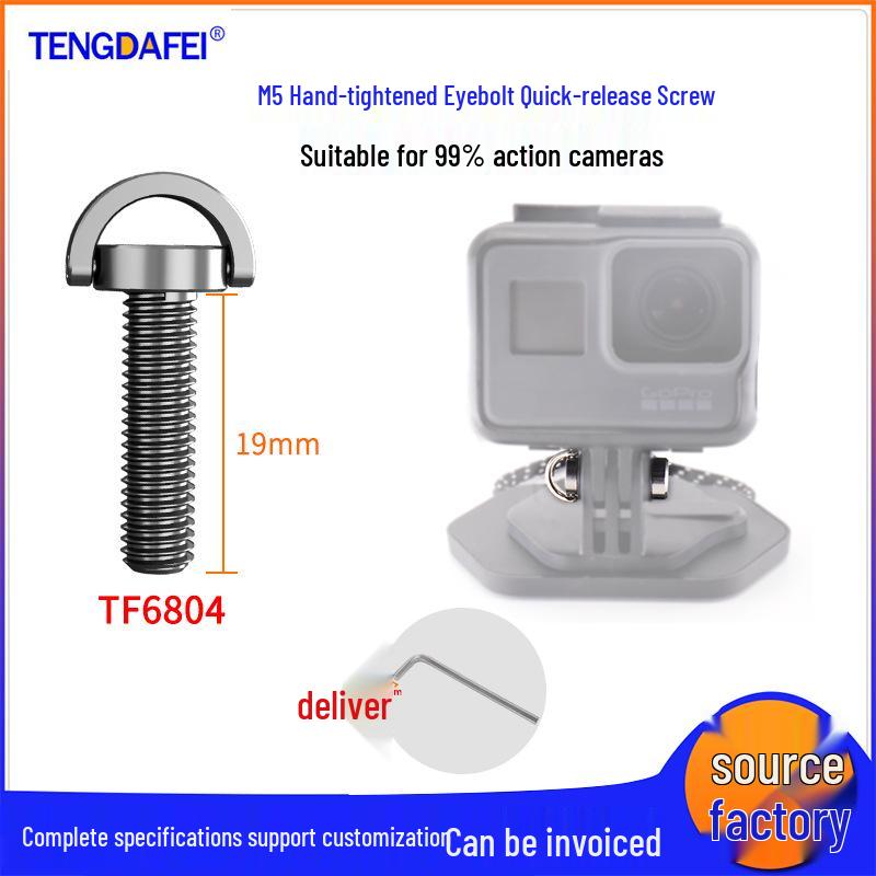 TENGDAFEI M5 Quick Release Screws for GoPro11/10 and Insta360 X3/2 Sports Cameras