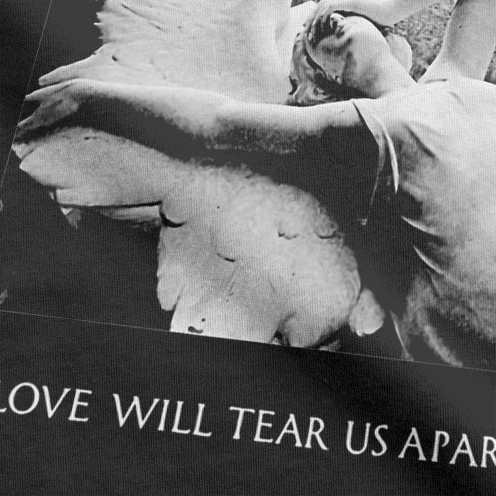 Joy Division Us Apart Koszulki Męskie Bawełna Czysta Koszulki Vintage Okrągły Dekolt Krótki Rękaw Odzież Plus Size