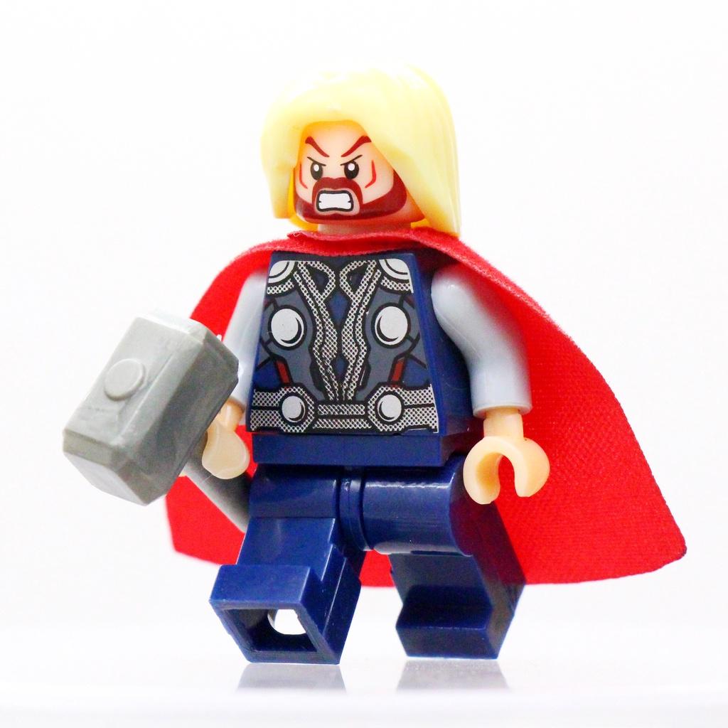 High-quality Abs Plastic Building Blocks Jr833b Avengers Superhero Series