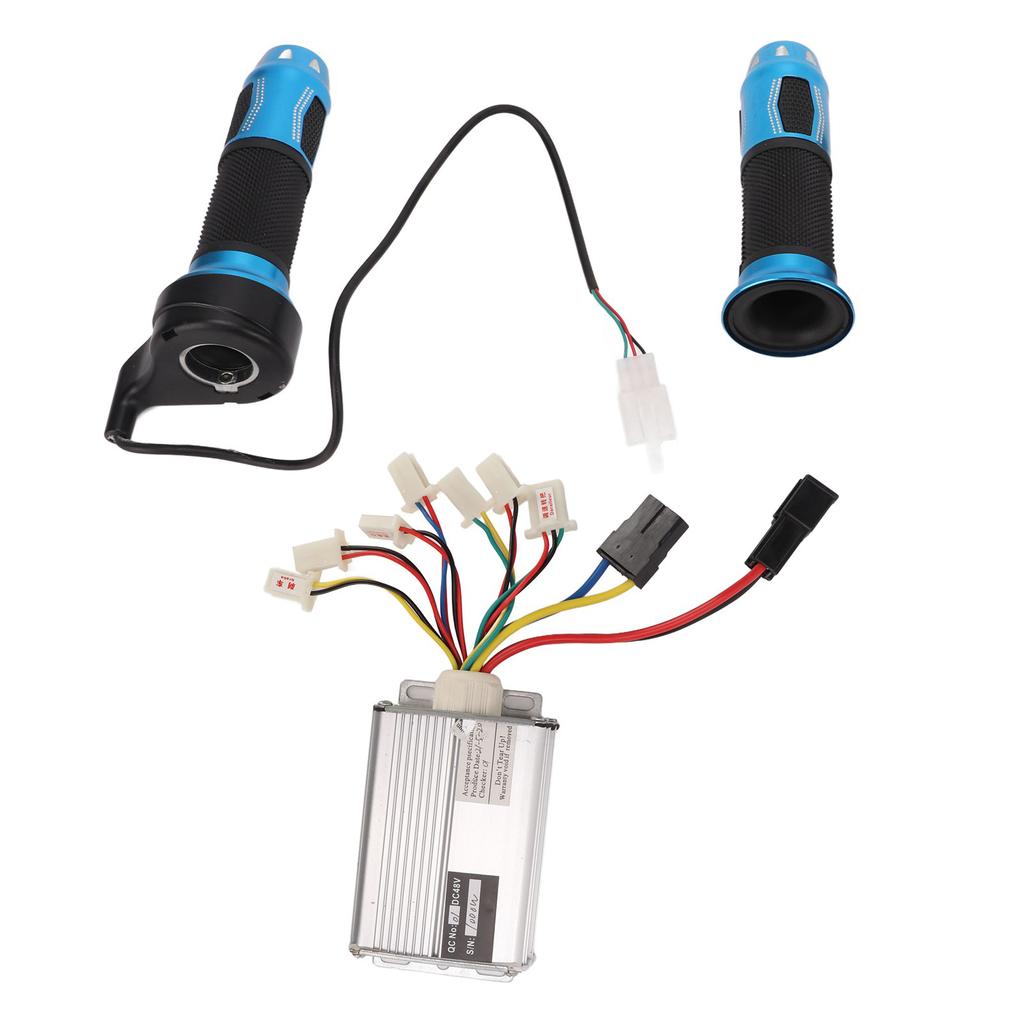 48V 1000W Motor Brushed Speed Controller with Throttle Twist Grip Waterproof for Electric Scooter Bike