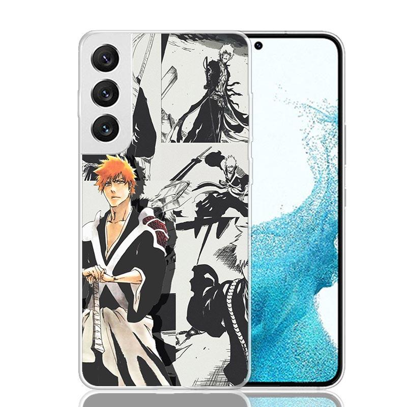 Ichigo Kenpachi Bleach Anime Phone Case For Samsung Galaxy S26 Ultra S23 S24 S25 Edge S20 FE S21 S22 Plus Soft Print Shell Cover