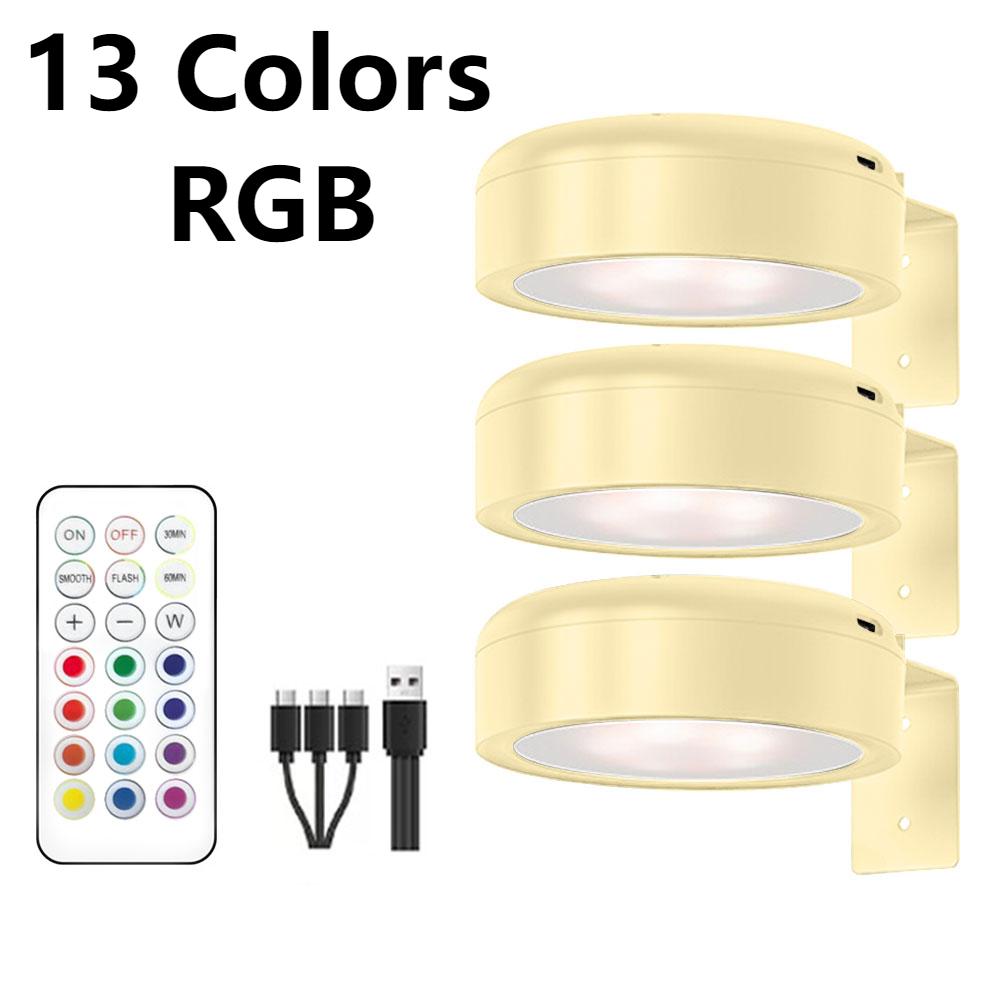2/3Pcs Picture Lights for Wall Rechargeable Poster Lights Dimmable Wall Decor Light 3 Lighting Modes for Picture Frame Paintings