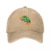 Peace Frog Baseball Cap Visor Anime Hat Luxury Brand Big Size Hat Womens Beach Unisexs