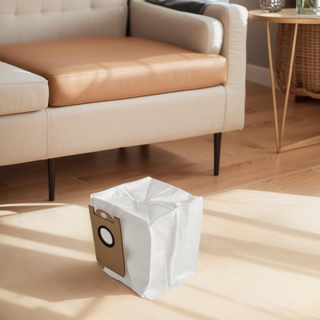 Vacuum Bags for HONITURE For Q6 Pro Robotic Vacuum Cleaner Replacement Dust Bags 5 Pieces for Regular Cleaning and Maintenance