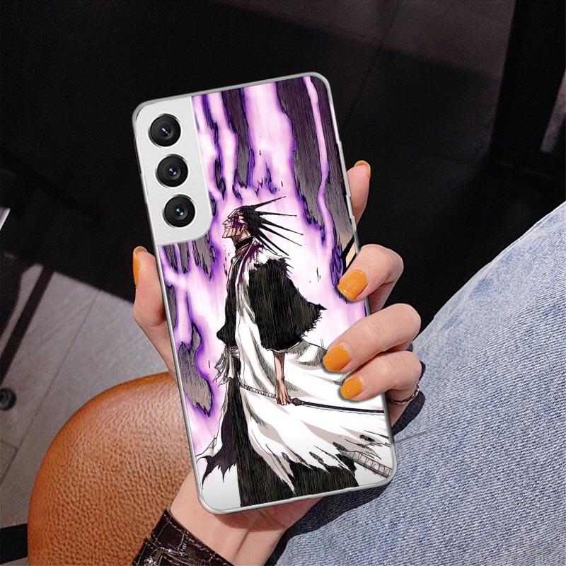 Bleach Zaraki Kenpachi Phone Case For Samsung Galaxy S24 S25 Edge S26 Ultra S23 S22 S21 Plus S20 FE + Personalized Print Cover G
