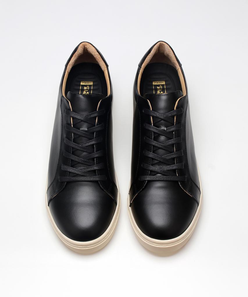 Waaw Purity Hi 5Cm Height-Increasing Sneakers Black Ivory