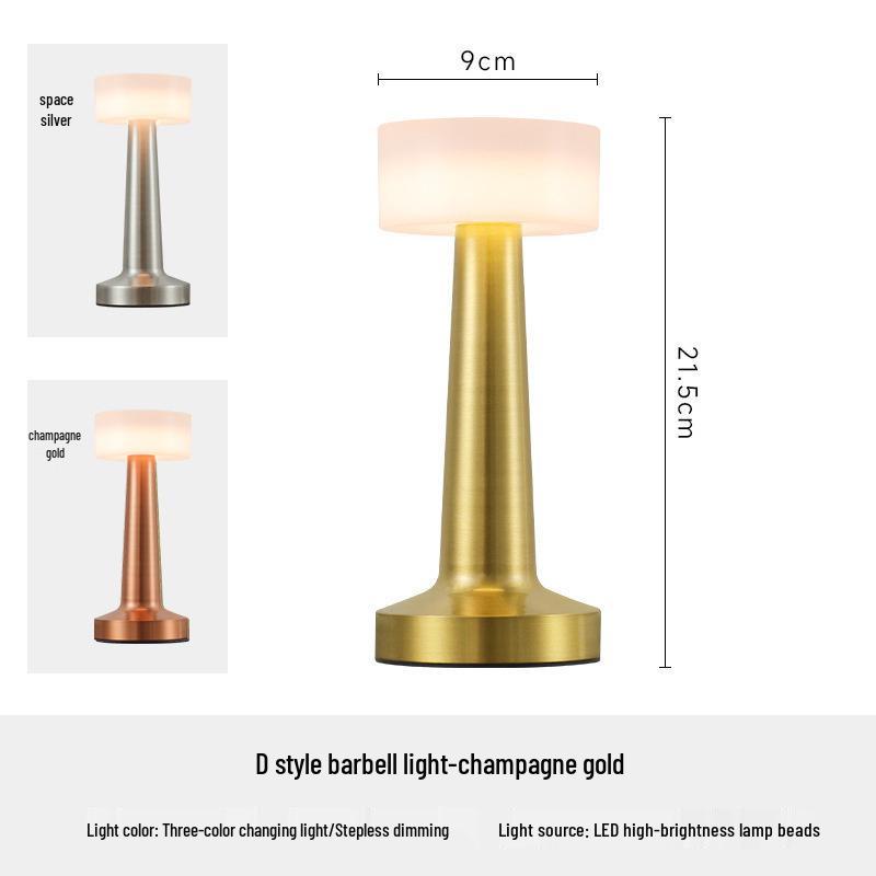 Retro Mushroom Desk Lamp - Color-Changing Eye Protection Bedside & Study Light
