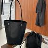 Leather Women's Bag 2 Crossbody Cowhide Bucket Bag Lazy Wind Large Capacity Commuter Shoulder Bag