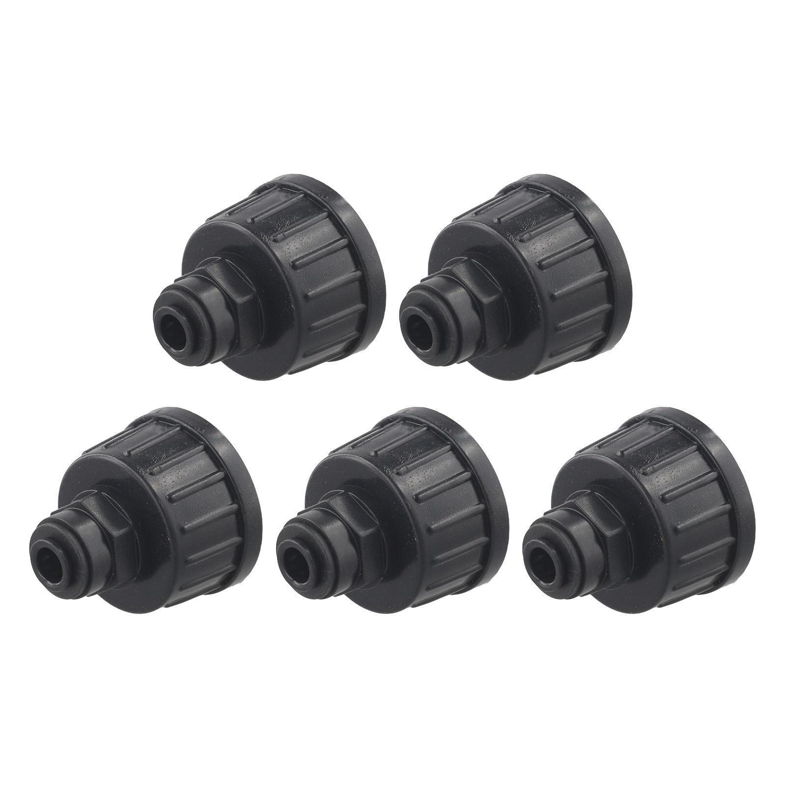 

5PCS Faucet Adapter Adjustable Spray Patterns Faucet Connector Joint Atomization Accessories Irrigation Flower Watering Tools чёрный