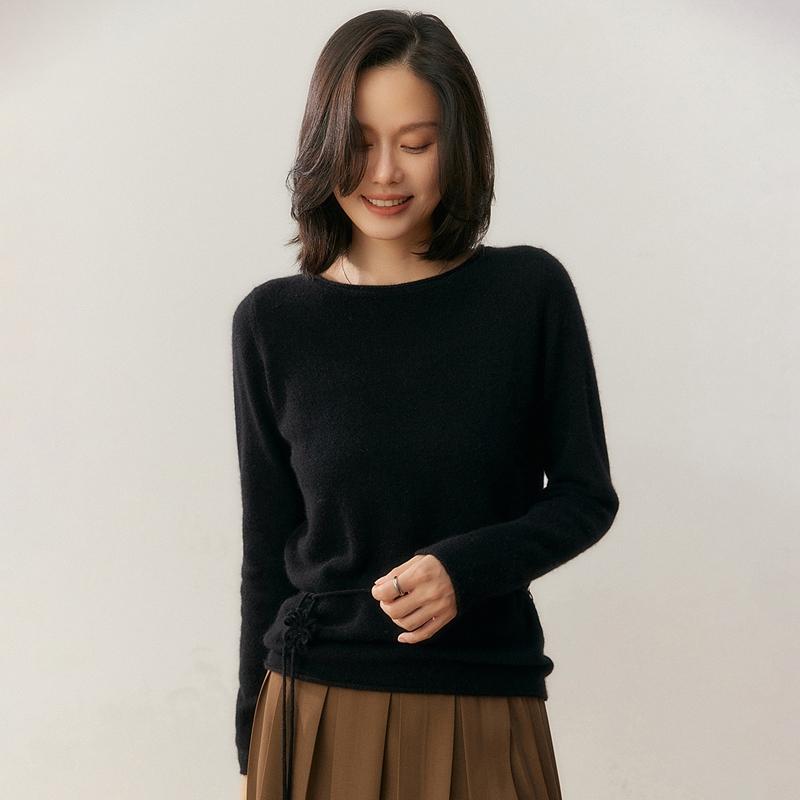 Qinghe 100% Pure Cashmere Women's Sweater - Ultra Soft Luxury Winter Pullover